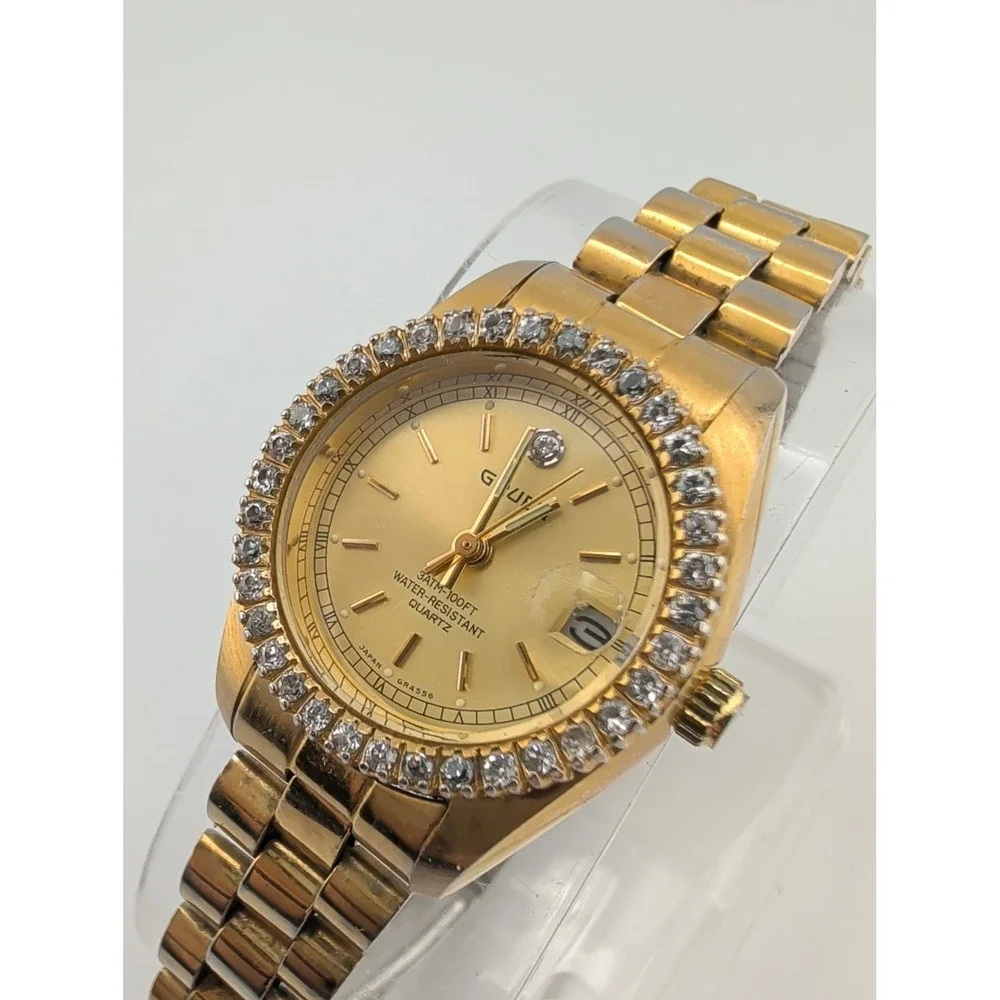 Vintage Gruen Women's Watch 26mm Case Crystal Bezel 6.75